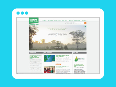 Carbon Neutral Company website